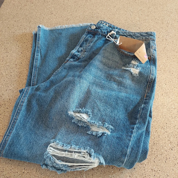 Super High Rise 90s Boyfriend Jeans NEW - Picture 12 of 13